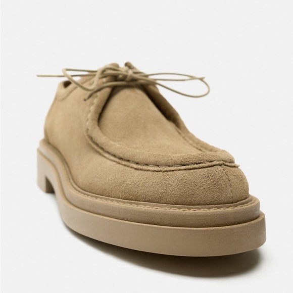 🆕 Zara Flat Suede Shoes SIZE 8 - Picture 5 of 7